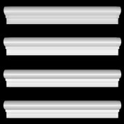 Bianco Dolomiti Marble Italian White Dolomite Ogee 1 Chairrail Molding Polished